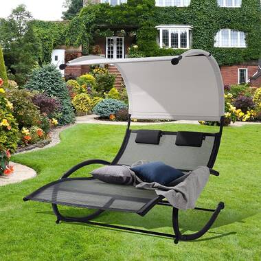 Outdoor rocking chaise online lounge chair